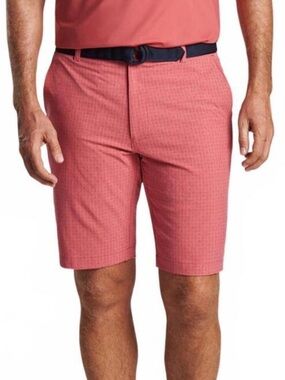 PETER MILLAR Shackleford Hybrid Gingham Short